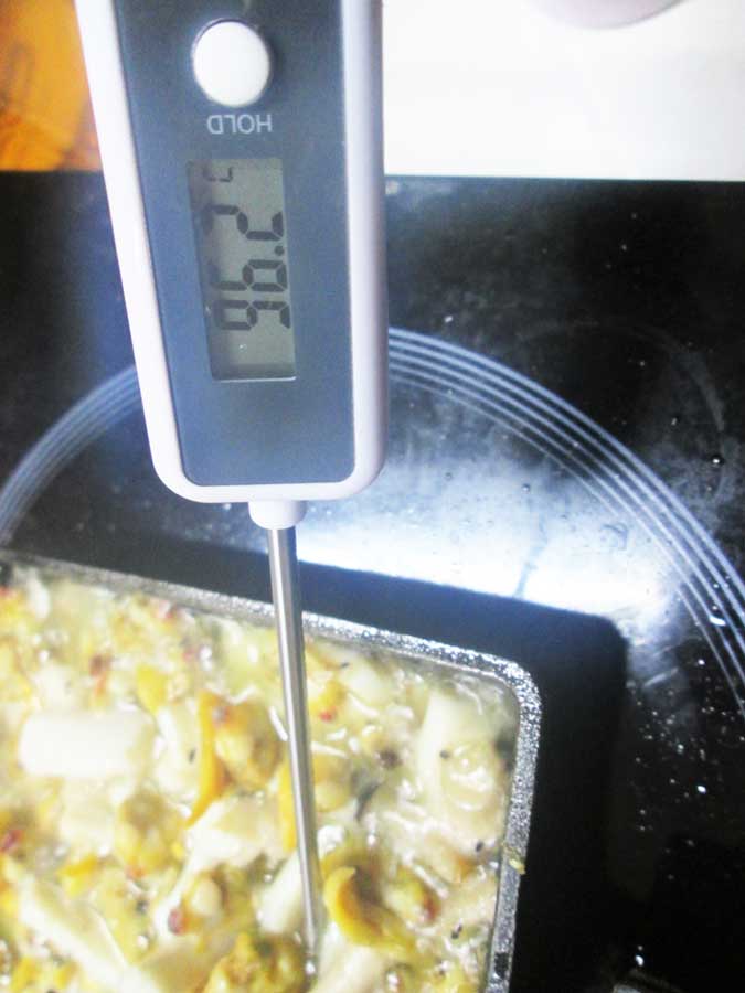 ダイソー デジタルキッチン温度計 アヒージョ