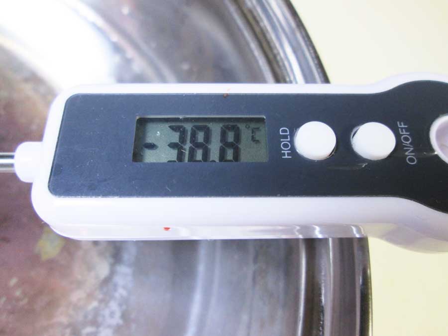 ダイソー デジタルキッチン温度計 ドライアイス5