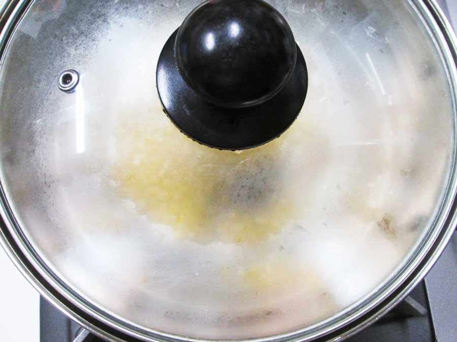 ダイソー ポップコーン原料豆 作り方5