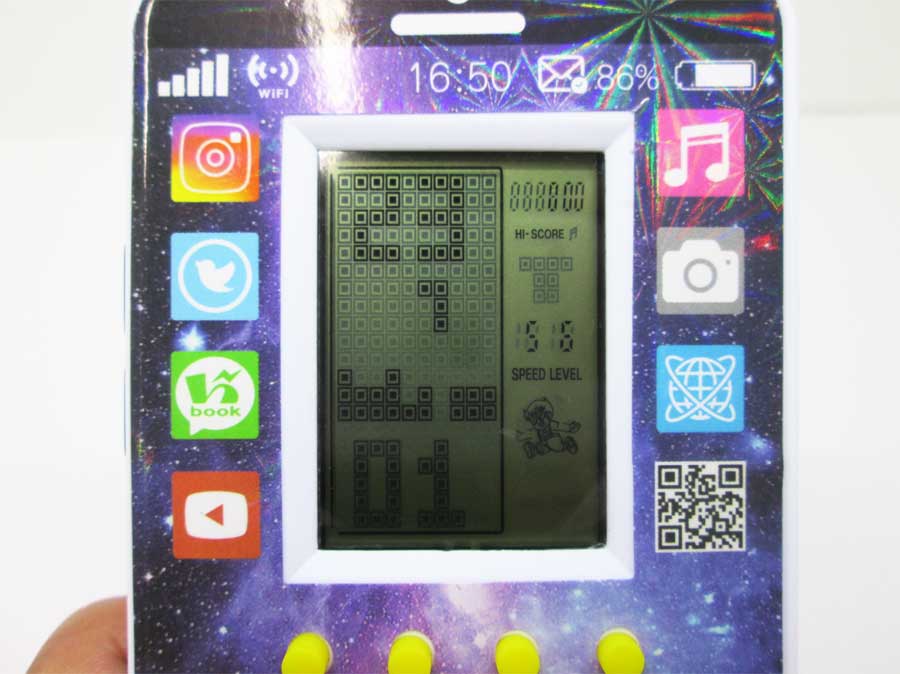 ダイソー LCDゲーム ブロックエックス 本体23